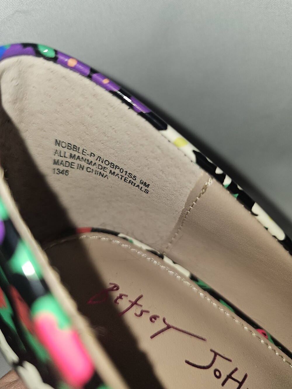 Betsey Johnson Women's Floral Black Heels Ditsy Flora Size 9 Never Worn - Picture 11 of 16